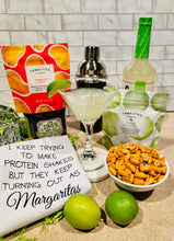 Load image into Gallery viewer, Especially for You Gift Margarita with cocktail shaker and chile lime peanuts
